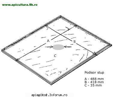 Schita stup vertical 10 rame + cat 1/2 - zbye - SCHITE   STUPI